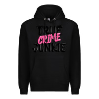 Black true crime junkie Premium Hoodie - MaliasSmallBusiness