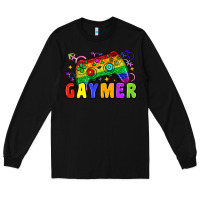 Black Gaymer Long Sleeve Tee - Zillion Design Studio