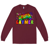 Burgundy Gaymer Long Sleeve Tee - Zillion Design Studio