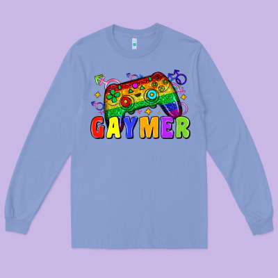 Gaymer Long Sleeve Tee Designed By Zillion Design Studio
