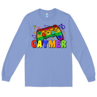 Colony Blue Gaymer Long Sleeve Tee - Zillion Design Studio
