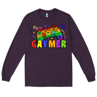 Plum Gaymer Long Sleeve Tee - Zillion Design Studio
