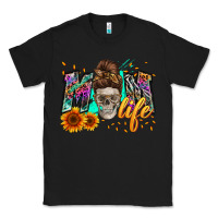 Black mom life with skull Classic Tee - Zillion Design Studio