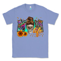 Colony Blue mom life with skull Classic Tee - Zillion Design Studio