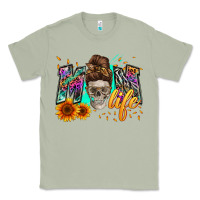 Matcha mom life with skull Classic Tee - Zillion Design Studio