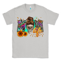 Moon Dust mom life with skull Classic Tee - Zillion Design Studio