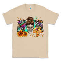 Mushroom mom life with skull Classic Tee - Zillion Design Studio