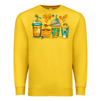 Lemon bumble bee honey coffee Premium Sweatshirt - Jasminsmagicworld