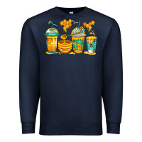 Navy bumble bee honey coffee Premium Sweatshirt - Jasminsmagicworld