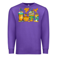 Purple bumble bee honey coffee Premium Sweatshirt - Jasminsmagicworld
