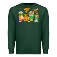 Sports Green bumble bee honey coffee Premium Sweatshirt - Jasminsmagicworld