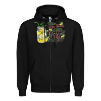 Black when life gives you lemons add sugar Zipper Hoodie - SublimationCraftShop