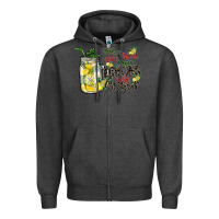 Charcoal Heather when life gives you lemons add sugar Zipper Hoodie - SublimationCraftShop