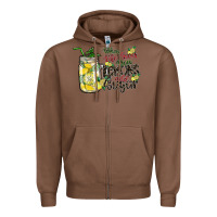 Chestnut when life gives you lemons add sugar Zipper Hoodie - SublimationCraftShop