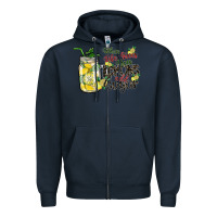 Navy when life gives you lemons add sugar Zipper Hoodie - SublimationCraftShop