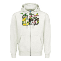 Oatmeal Heather when life gives you lemons add sugar Zipper Hoodie - SublimationCraftShop