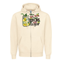 Sandshell when life gives you lemons add sugar Zipper Hoodie - SublimationCraftShop