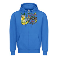 True Royal when life gives you lemons add sugar Zipper Hoodie - SublimationCraftShop