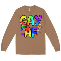 Toasted Coconut gay af Long Sleeve Tee - Zillion Design Studio