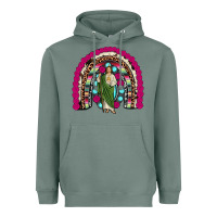Sage san judas rainbow Heavyweight Hoodie - JahusDesignShop