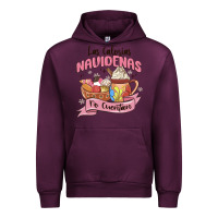 Mauve Wine christmas tis the season mexican Urban Hoodie - MaliasSmallBusiness