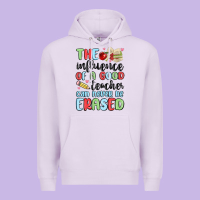 The Influence Of A Good Teacher Can Never Be  Eras Premium Hoodie Designed By Maliassmallbusiness