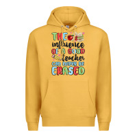 Mustard the influence of a good teacher can never be  eras Premium Hoodie - MaliasSmallBusiness