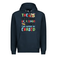 Navy the influence of a good teacher can never be  eras Premium Hoodie - MaliasSmallBusiness