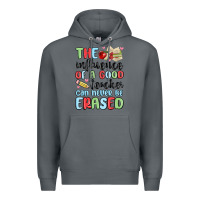 Rock the influence of a good teacher can never be  eras Premium Hoodie - MaliasSmallBusiness