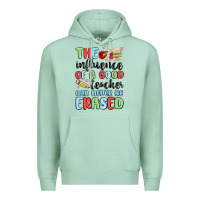 Seafoam the influence of a good teacher can never be  eras Premium Hoodie - MaliasSmallBusiness