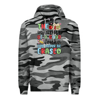 Slate Camo the influence of a good teacher can never be  eras Premium Hoodie - MaliasSmallBusiness