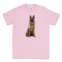 Bubblegum Pink german shepherd Classic Tee - RanaPortraitStore