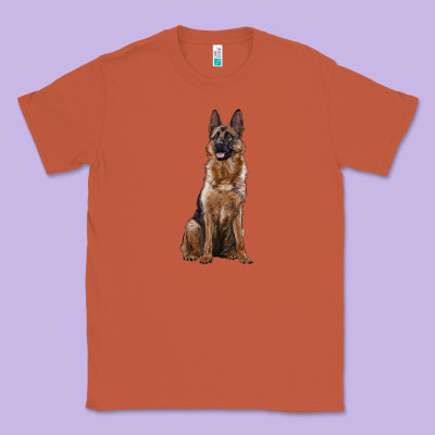 German Shepherd Classic Tee Designed By Ranaportraitstore