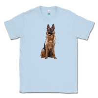 Dusty Blue german shepherd Classic Tee - RanaPortraitStore