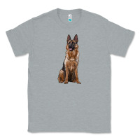 Heather Grey german shepherd Classic Tee - RanaPortraitStore