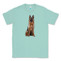 Seafoam german shepherd Classic Tee - RanaPortraitStore