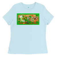 Baby Blue st.patricks nurse license plate template Ladies Tee - BarkalooDesign