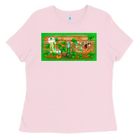 Bubblegum Pink st.patricks nurse license plate template Ladies Tee - BarkalooDesign