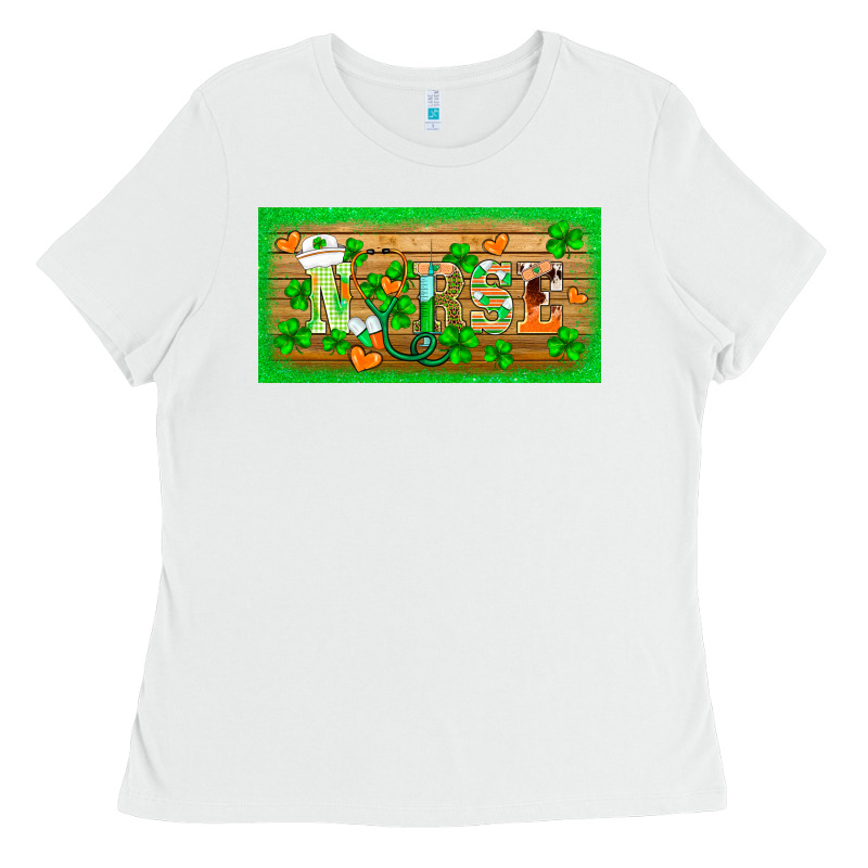 St.patricks Nurse License Plate Template Ladies Tee by BarkalooDesign | Teevron