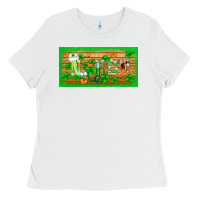 White st.patricks nurse license plate template Ladies Tee - BarkalooDesign