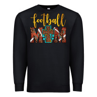 Black football mom Premium Sweatshirt - JahusDesignShop