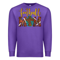 Purple football mom Premium Sweatshirt - JahusDesignShop