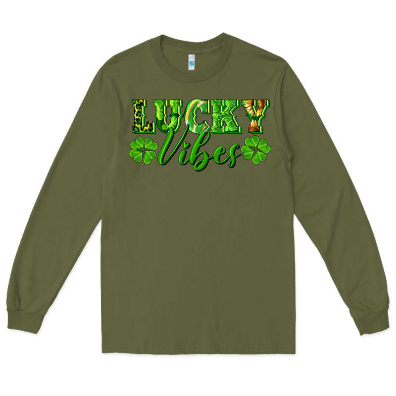 Lucky Vibes Long Sleeve Tee by RanaPortraitStore | Teevron