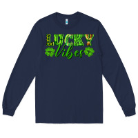 Navy lucky vibes Long Sleeve Tee - RanaPortraitStore
