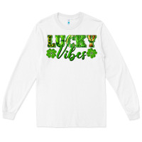 White lucky vibes Long Sleeve Tee - RanaPortraitStore