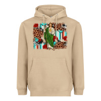 Mushroom san judas leopard cowhide background Heavyweight Hoodie - JahusDesignShop