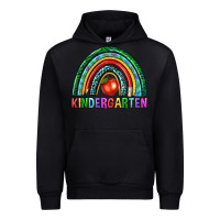 Black rainbow kindergarten Urban Hoodie - NancyCooperArtShop