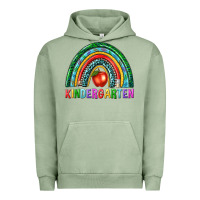 Pigment Oil Green rainbow kindergarten Urban Hoodie - NancyCooperArtShop