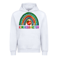 White rainbow kindergarten Urban Hoodie - NancyCooperArtShop