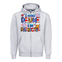 Heather Grey I'm not drunk I'm patriotic Zipper Hoodie - Neo Western